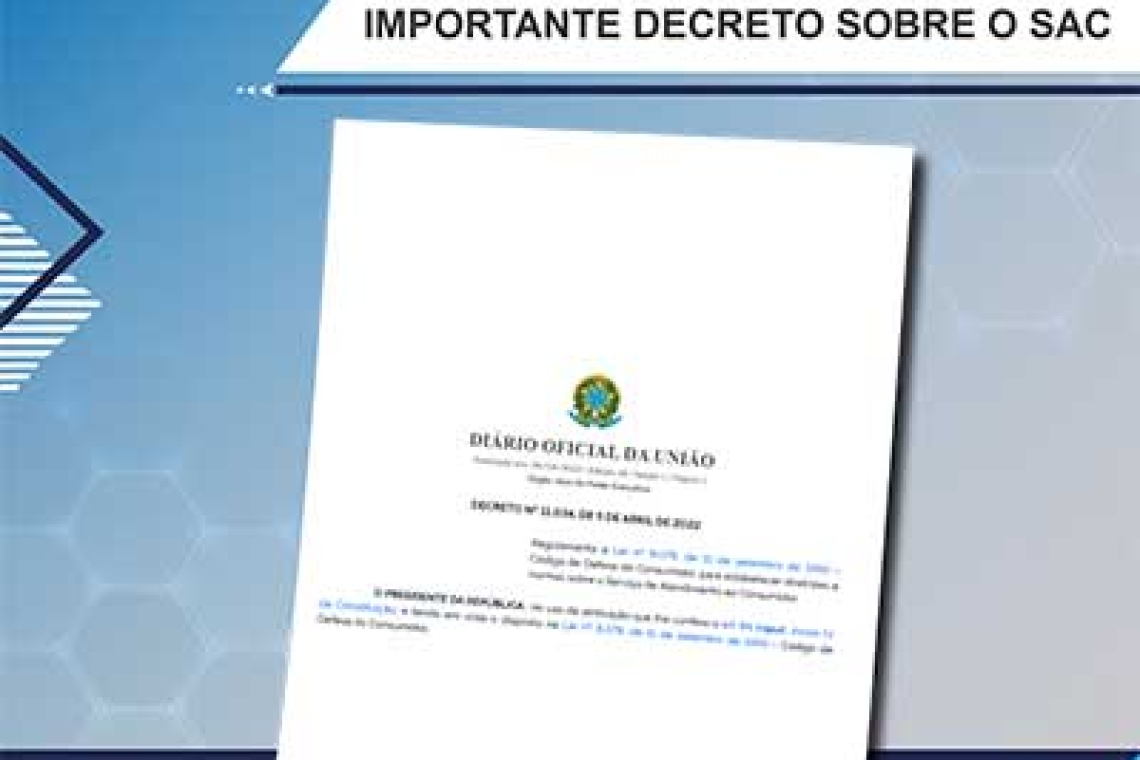 Diretrizes e normas sobre o Serviço de Atendimento ao Consumidor.